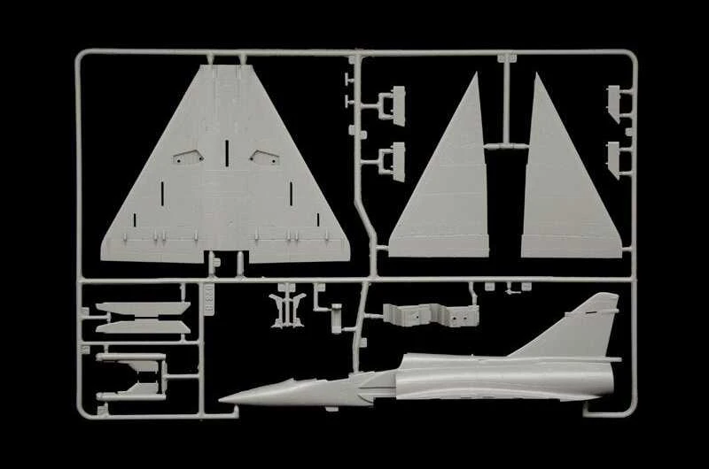 Italeri Dassault Mirage 2000 B/D 1/72 plastikinis lėktuvo modelis