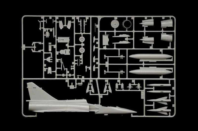 Italeri Dassault Mirage 2000 B/D 1/72 plastikinis lėktuvo modelis