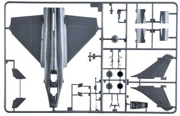 Italeri Dassault Rafale B 1/72 plastikinis lėktuvo modelis