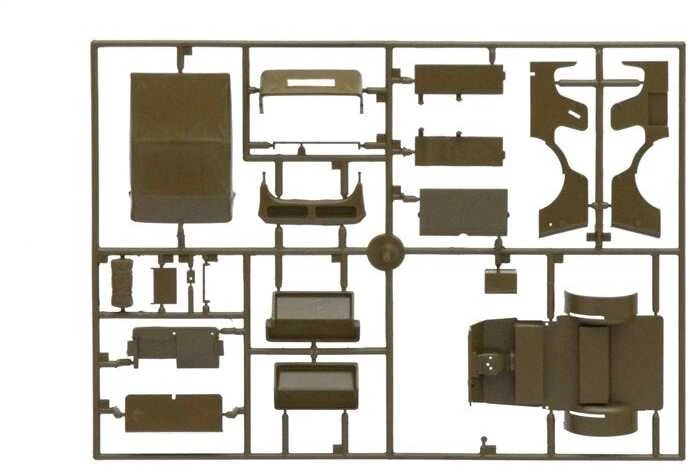 Italeri Dodge WC-56/57 karinis automobilis 1/35 surenkamas rinkinys