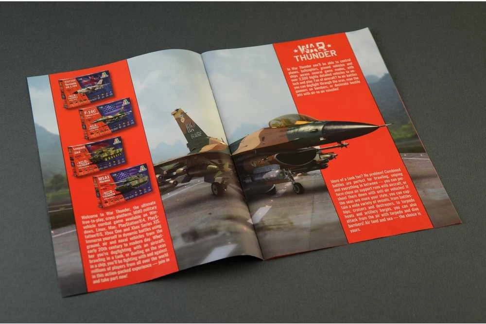 Italeri F-16C Fighting Falcon 1/48 plastikinis rinkinys (35105) WAR THUNDER