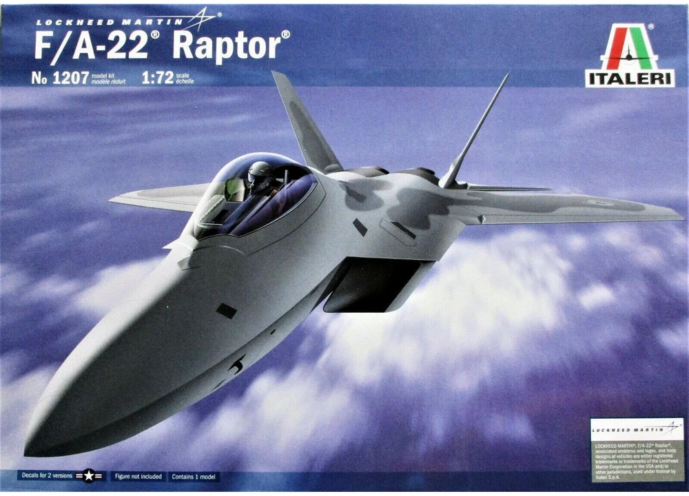 Kontruktorius F-22 Raptor Italeri