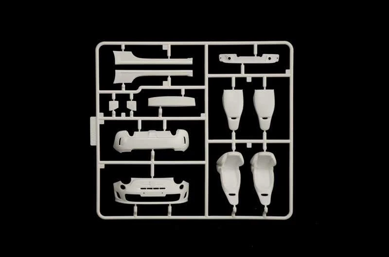 Italeri Fiat 500 Abarth 2008 1/24 plastikinis surinkimo rinkinys