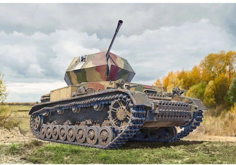 Italeri Flakpanzer IV Ostwind priešlėktuvinio tanko modelis 1/35, 6594