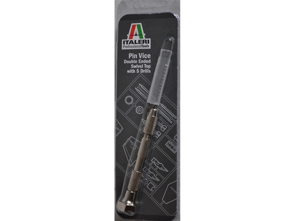 Italeri grąžtų laikiklis su 5 mikro grąžtais 50831