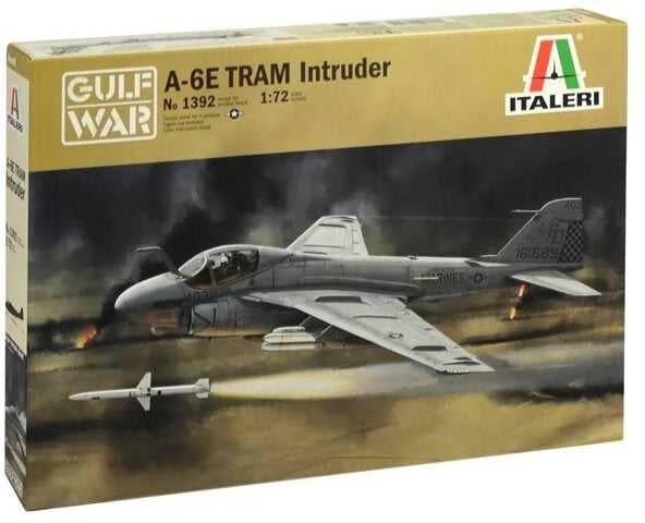 Italeri – Grumman A-6E TRAM Intruder Persijos įlankos karas, 1/72, 1392