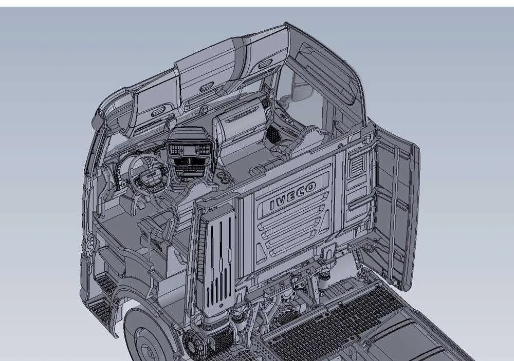 Italeri IVECO Stralis S-Way 1:24 plastikinis sunkvežimio modelio rinkinys 3963