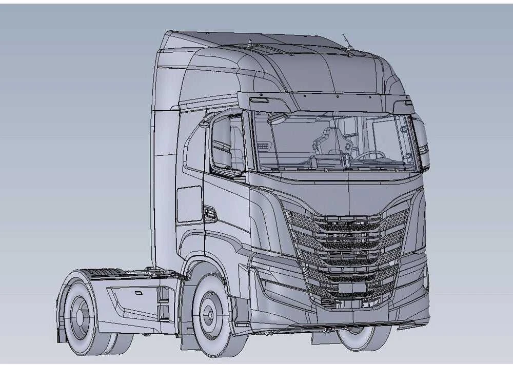 Italeri IVECO Stralis S-Way 1:24 plastikinis sunkvežimio modelio rinkinys 3963