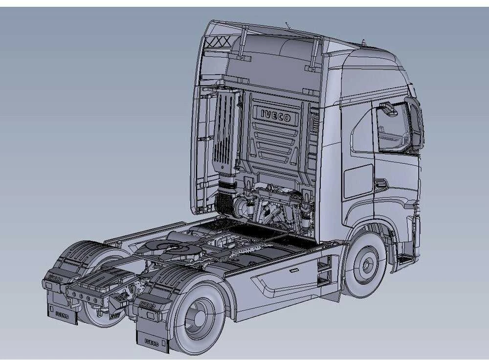 Italeri IVECO Stralis S-Way 1:24 plastikinis sunkvežimio modelio rinkinys 3963