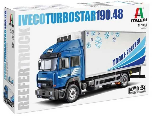 Italeri Iveco Turbostar 190.48 šaldytuvas 1/24 plastikinis rinkinys