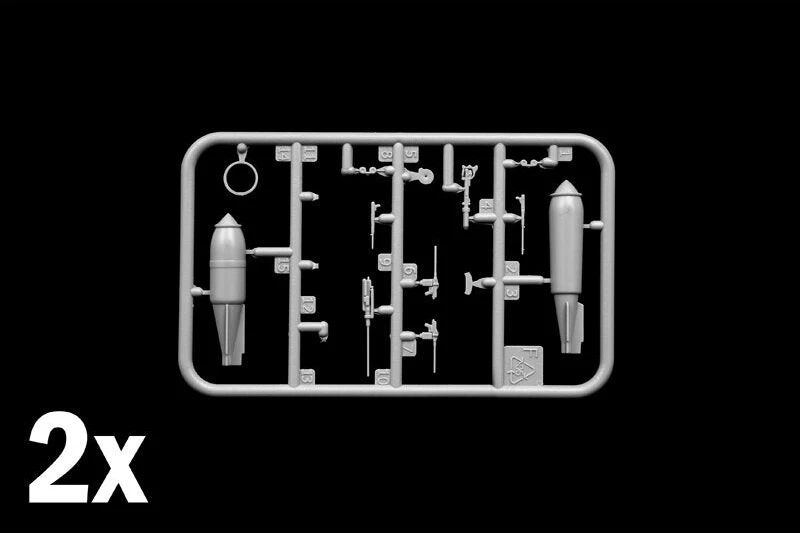 Italeri Junkers Ju 88 A-4/17 torpedinis bombonešis, modelis 1/72 1489