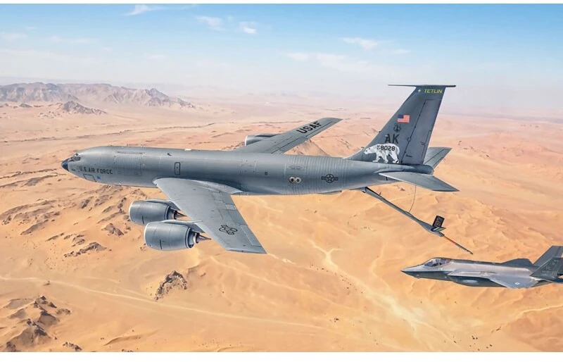 Italeri KC-135 R/FR Stratotanker degalų papildymo lėktuvo modelis 1/72, 91281
