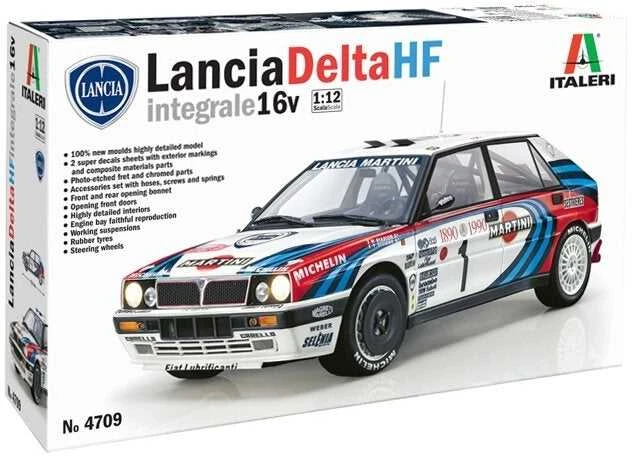 Italeri Lancia Delta HF Integrale 16v 1/12 plastikinis surinkimo rinkinys 4709