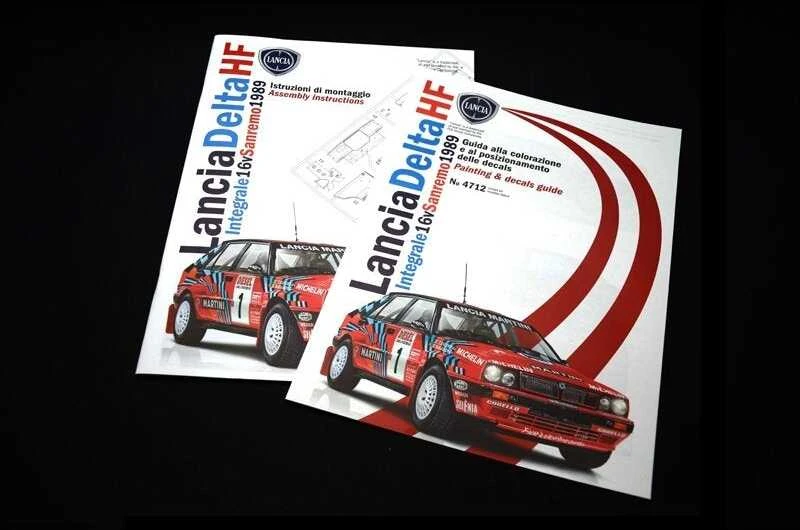 Italeri Lancia Delta HF Integrale Sanremo 1989 1/12 plastikinis rinkinys