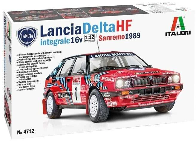 Italeri Lancia Delta HF Integrale Sanremo 1989 1/12 plastikinis rinkinys