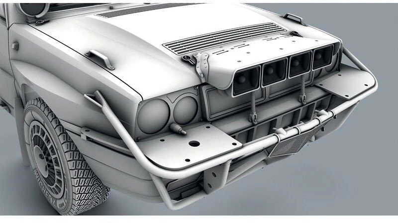 Italeri Lancia Delta Integrale Safari 16V plastikinis modelis 1:12, 33,5 cm