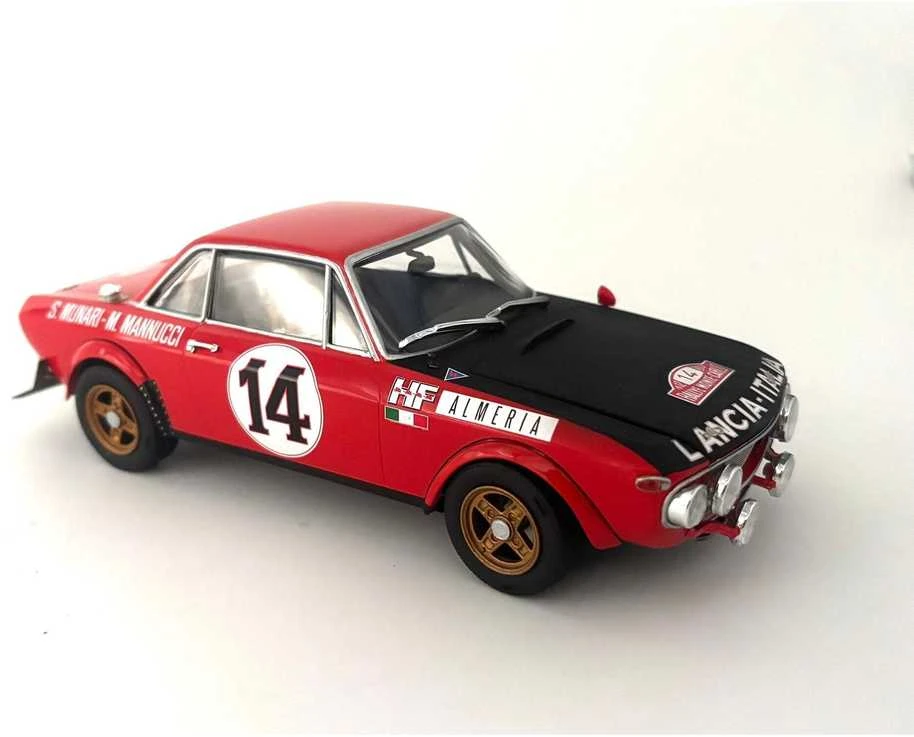 Italeri Lancia Fulvia HF Rally Monte Carlo 1972 1/24 surenkamas modelis