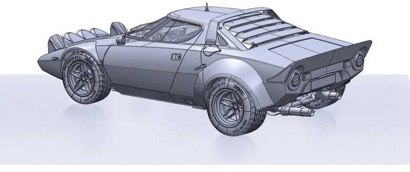 Italeri Lancia Stratos HF Gr.4 Monte Carlo 1977 1:12 surinkimo rinkinys