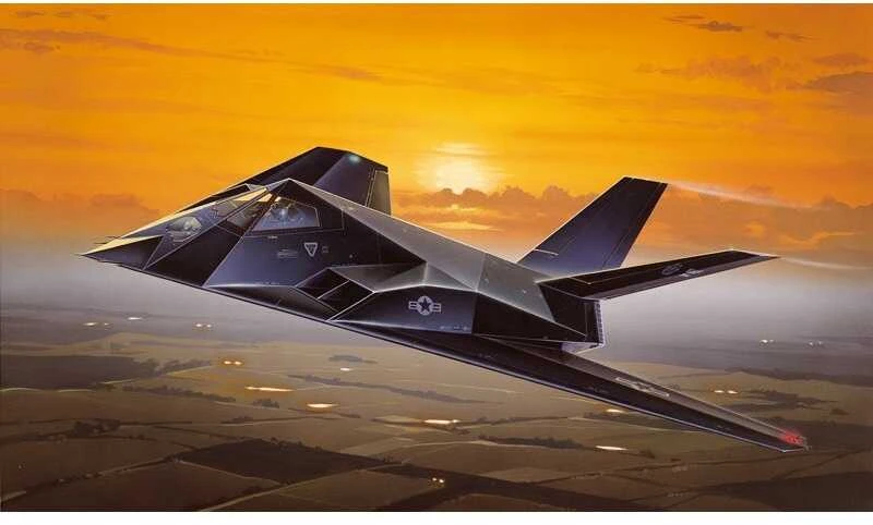 Italeri Lockheed F-117A Nighthawk 1/72 plastikinis lėktuvas
