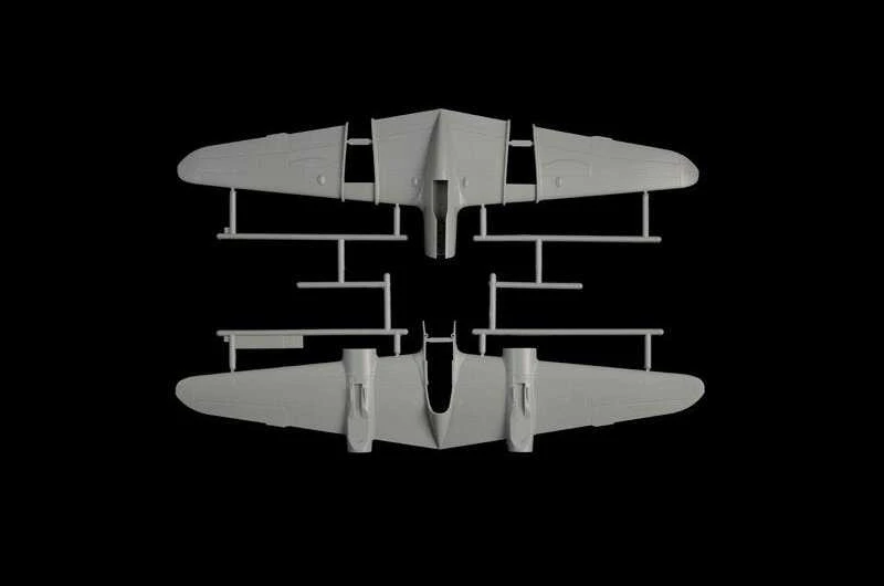Italeri Lockheed P-38J Lightning 1/48 plastikinis lėktuvas, surinkimo rinkinys
