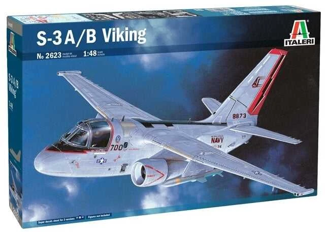Italeri Lockheed S-3 A/B Viking 1/48 lėktuvo surinkimo rinkinys