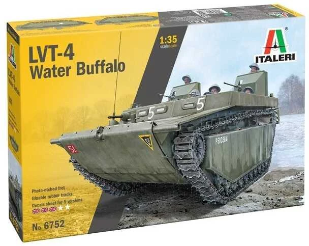Italeri LVT-4 Vanduo Buffalo (ETO) 1/35 plastikinis surenkamas modelis