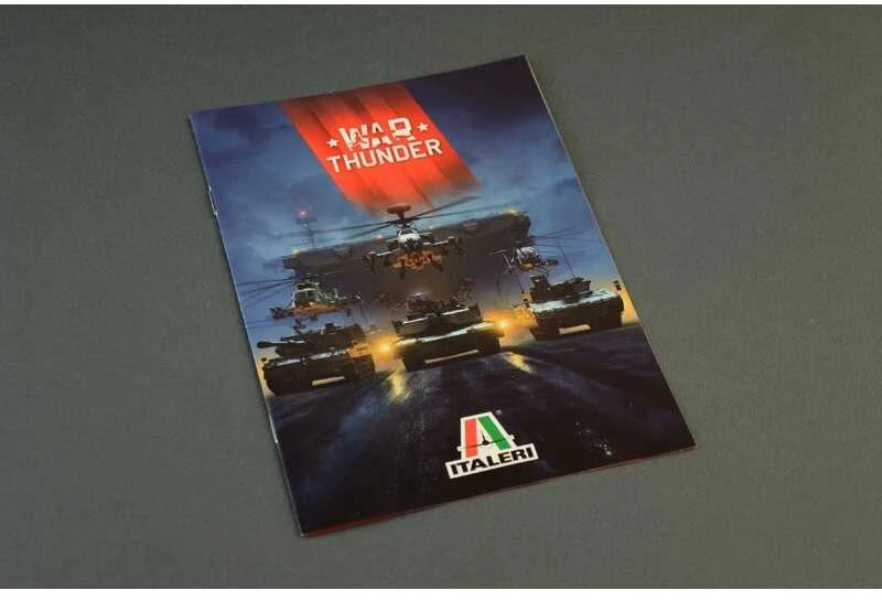 Italeri M1A1 Abrams tanko modelis 1/35 WAR THUNDER, plastikinis rinkinys