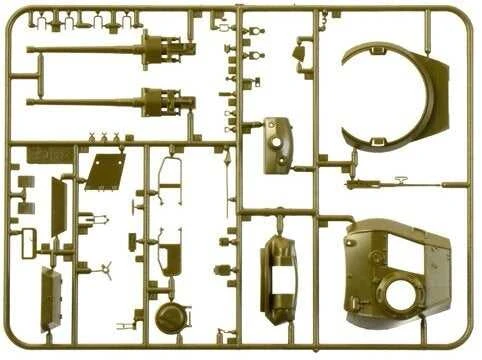 Italeri M24 Chaffee tankas 1/35 – Korėjos karas, plastikinis rinkinys 6587