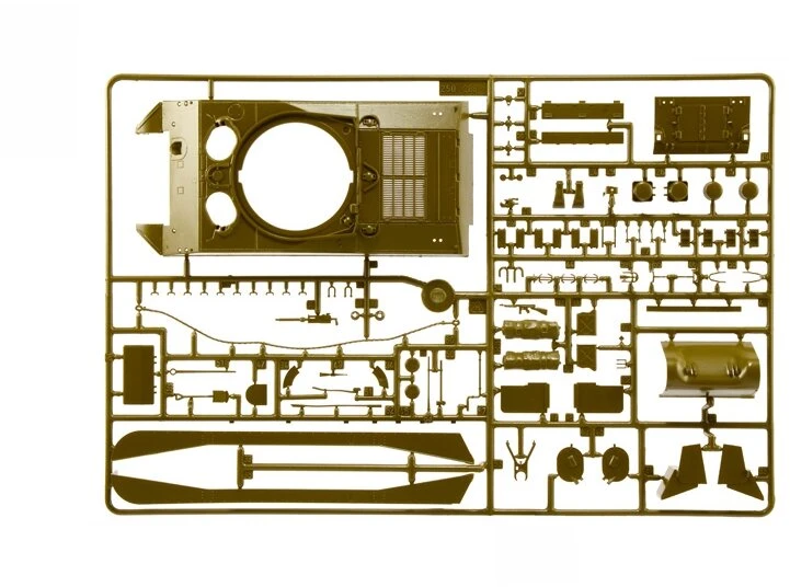 Italeri M36B1 90mm GMC savaeigio pabūklo surenkamas modelis 1/35, 96538