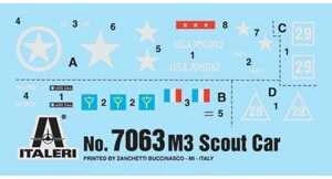 Italeri M3A1 Scout Car 1:72 plastikinis surenkamas modelis (7063)