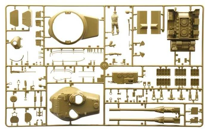 Italeri M47 Patton tankas 1/35 plastikinis surenkamas modelis (6763)