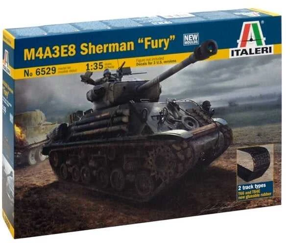Italeri – M4A3E8 Sherman „Fury“, 1/35, 6529