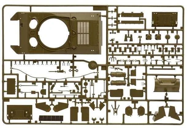 Italeri – M4A3E8 Sherman „Fury“, 1/35, 6529
