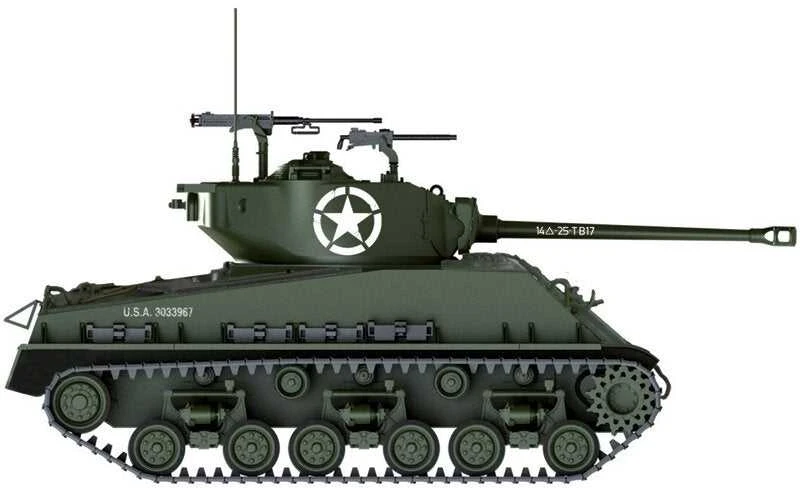 Italeri – M4A3E8 Sherman „Fury“, 1/35, 6529