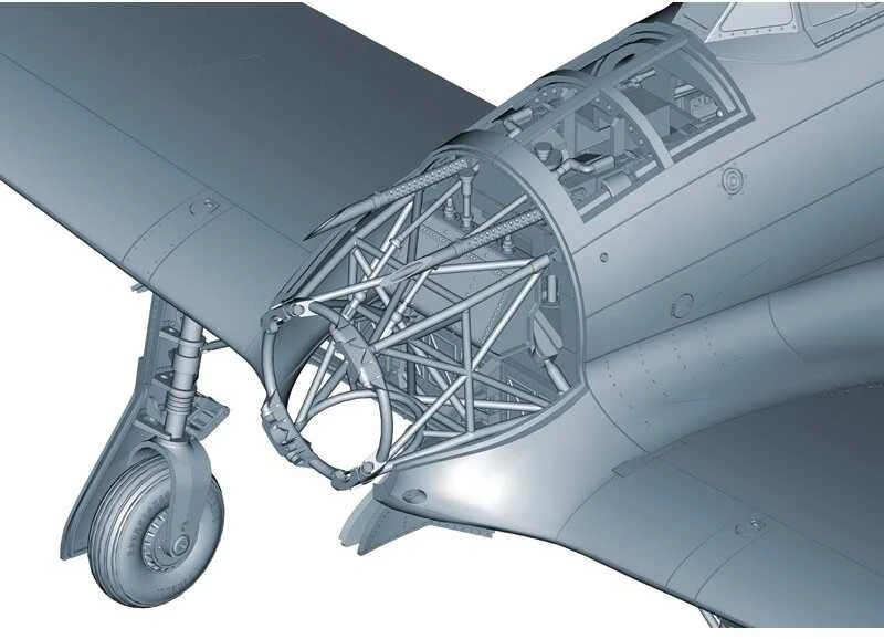 Italeri Macchi C.200 Saetta 1/32 lėktuvo modelio rinkinys