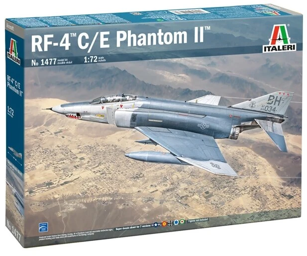 Italeri McDonnell Douglas RF-4C/E Phantom II plastikinis lėktuvo modelis 1/72