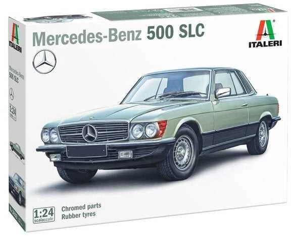 Italeri Mercedes-Benz 500 SLC 1/24 plastikinis surinkimo rinkinys
