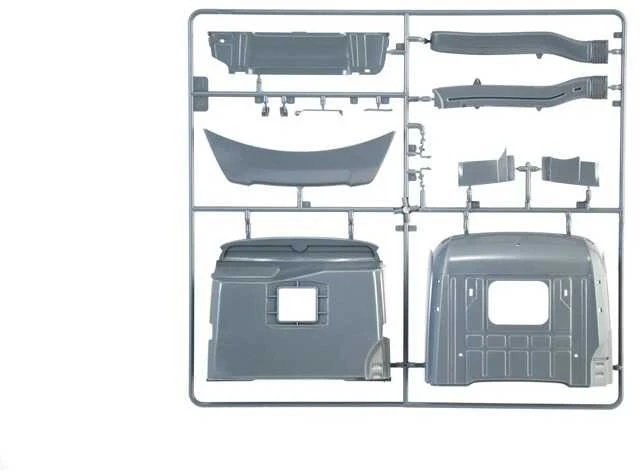 Italeri Mercedes-Benz Actros MP4 Big Space Grand Prix, 1/24 plastikinis modelis