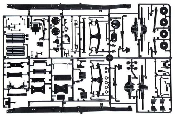 Italeri Mercedes-Benz vilkimo sunkvežimis 1/24 plastikinis rinkinys