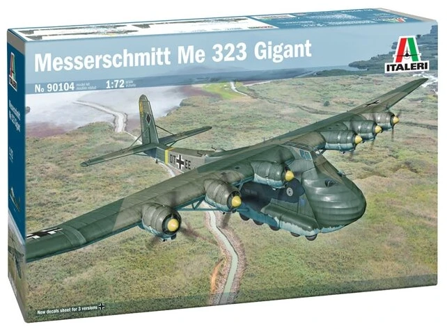Italeri Messerschmitt Me 323 Gigant 1/72 plastikinis lėktuvo modelis 39,6 cm