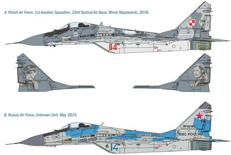 Italeri MiG-29A Fulcrum 1/72 lėktuvo surinkimo rinkinys 1377