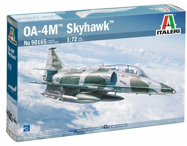 Italeri OA-4M Skyhawk plastikinis lėktuvo modelis 1:72, su lipdukais