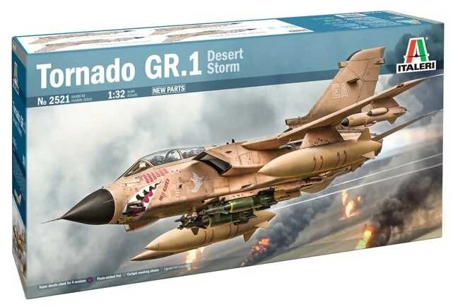 Italeri Panavia Tornado GR.1 Desert Storm 1/32 lėktuvo modelis