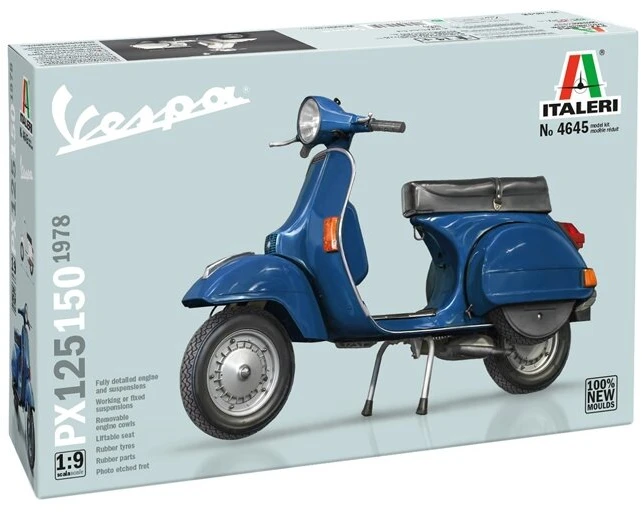Italeri Piaggio Vespa PX 125/150 1978 plastikinis modelis 1:9
