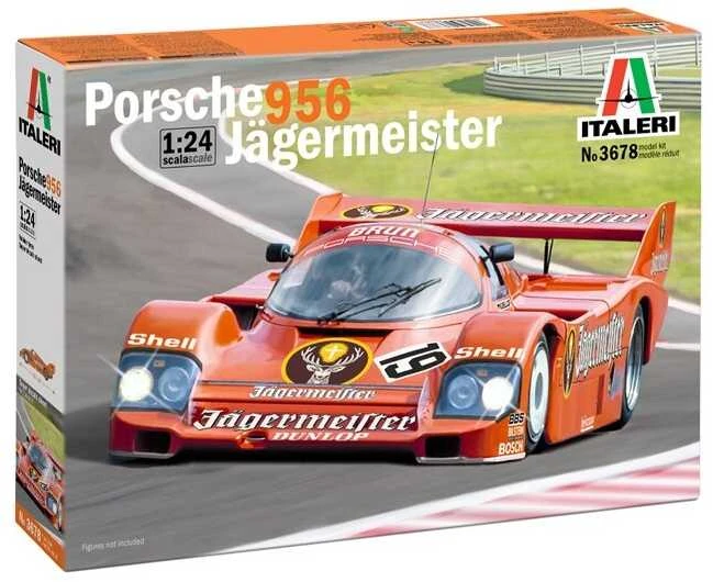 Italeri Porsche 956 Jagermeister 1:24 plastikinis modelis