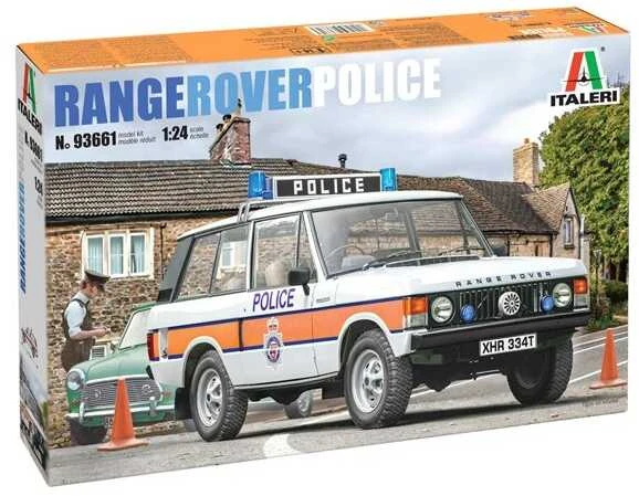 Italeri Range Rover Policija 1/24 plastikinis surenkamas rinkinys