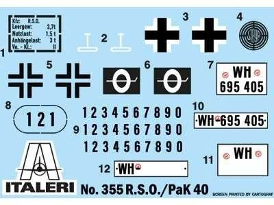 Italeri RSO su PaK 40 1/35 plastikinis surenkamas modelis