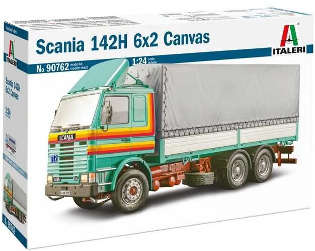 Italeri Scania 142H 6x2 Canvas sunkvežimio rinkinio modelis 1/24