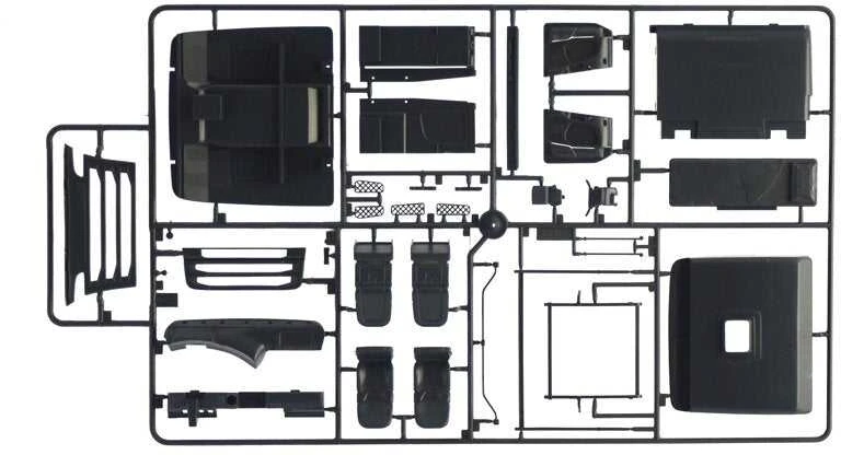 Italeri Scania R400 Streamline sunkvežimis 1/24 plastikinis rinkinys