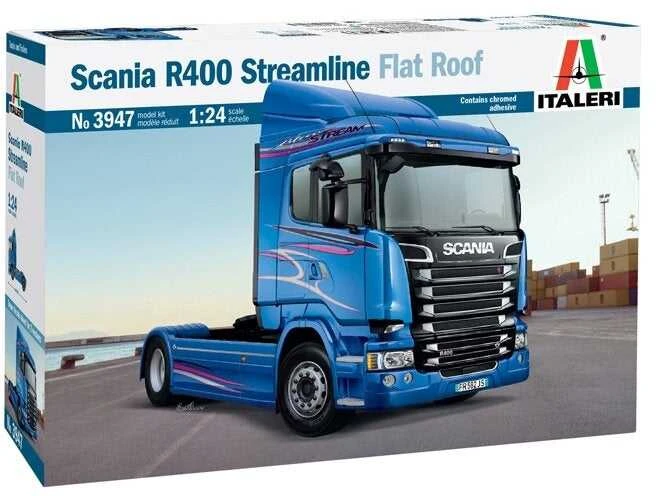 Italeri Scania R400 Streamline sunkvežimis 1/24 plastikinis rinkinys